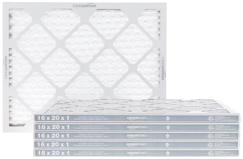 Vista 18 de Amazon Basics Paquete de 6 filtros de aire de 20 x 20 x 1 para horno de CA MERV 11 (tamaño real: 19.75 x 19.75 x .75 pulgadas)
