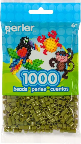 Vista 6 de Perler 80-15213 Cuentas fusibles para manualidades, 1000 piezas, naranja albaricoque