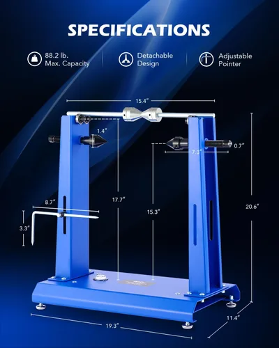 Vista 3 de Orion Motor Tech equilibrador de ruedas y soporte de alineación para motocicleta, soporte de balanceo de neumáticos para rueda de motocicleta