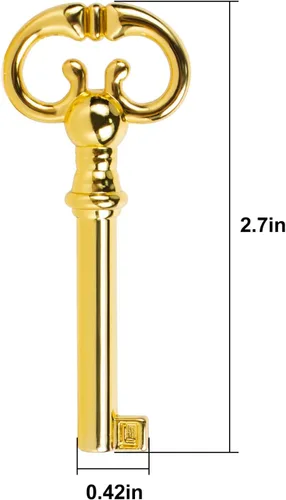 Vista 3 de Llave de reloj para puerta de abuelo, repuesto Ridgeway Grandfather, Sligh, Pearl, Seth, Thomas, Howard Miller Grandfather Clock Key adecuada