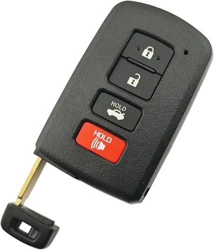 Vista 5 de Funda de repuesto inteligente para llavero para Toyota Highlander Avalon Camry Corolla RAV4 2019 2018 2017 (negro)