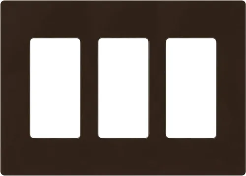 Vista 10 de Lutron Claro Placa Cubierta para Interruptor de Luz, Placa de Pared de 3 Posiciones, para Interruptores de Luz Decorativos, Cubierta de Interruptor