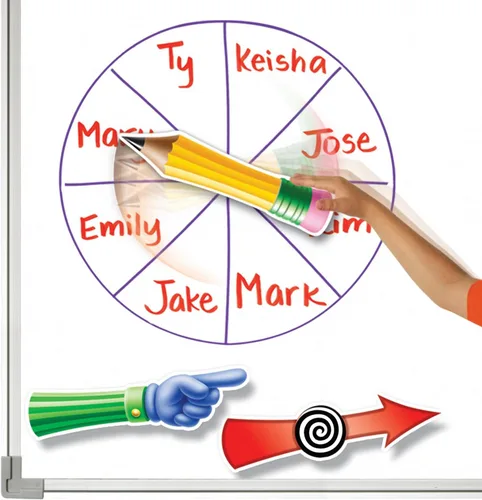 Vista 3 de Indicadores giratorios magnéticos para pizarras Spinzone de Educational Insights