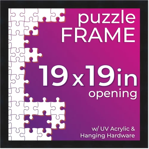 Vista 72 de Poster Palooza Kit de marco de rompecabezas de 11.25 x 38.25 pulgadas. El kit incluye hojas de pegamento para rompecabezas, marco de rompecabezas