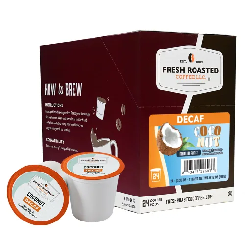 Vista 25 de Fresh Roasted Coffee, Blackbeard's Revenge, tueste medio, 24 cápsulas para cafeteras K-Cup