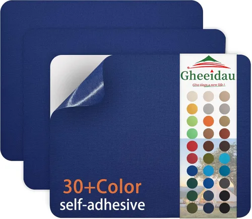 Vista 27 de Gheeidau Parche de reparación de lienzo de 9 x 11 pulgadas, 3 piezas, impermeable, parche de reparación de tela autoadhesiva para tiendas de Verde