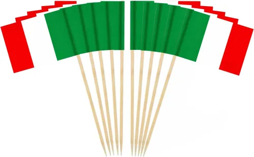 Vista 23 de JAVD CYPS - 100 banderas de palillo de dientes cubano, mini palillo pequeño para cupcakes, banderas cubanas, selecciones de campo, decoración