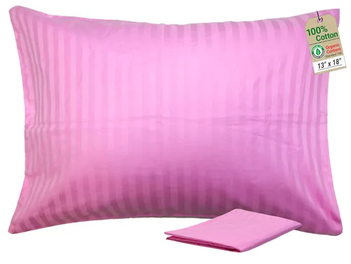 Vista 22 de ZPECC Almohada para niños pequeños con funda de almohada - 13x18 pulgadas Almohada pequeña de algodón orgánico para niños, almohadas de cama suaves