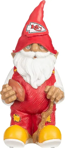 Vista 15 de NFL Resin 11.5" Team Logo Outdoor Garden Statue Gnome