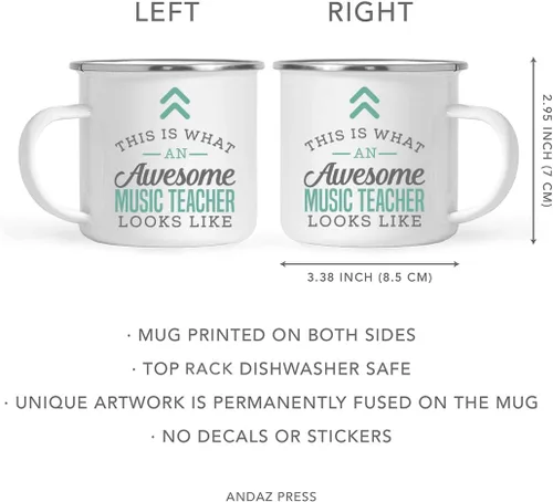 Vista 288 de Andaz Press 11oz. Stainless Steel Campfire Coffee Mug Gift, This is What an Awesome Mentor Looks Like, 1-Pack, Birthday Gift Ideas Coworker Him Her