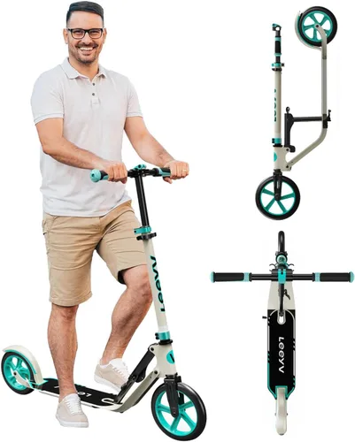 Vista 15 de Adult Scooter with Big Wheels Adjustable Height, Foldable Aluminum Frame Smooth Ride for Urban Commuting and Outdoor Fun Suitable for Teens