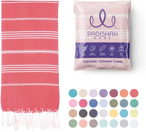 Vista 20 de Toalla de playa turca de gran tamaño, 38 x 71 pulgadas, 100% algodón turco, sin arena, de secado rápido, toalla turca extragrande, toalla turca