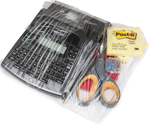 Vista 4 de (R) Envoltura elástica de 5 pulgadas x 1000 pies con asa, envoltura de plástico autoadhesiva extra gruesa y duradera calibre 80 para mudanzas