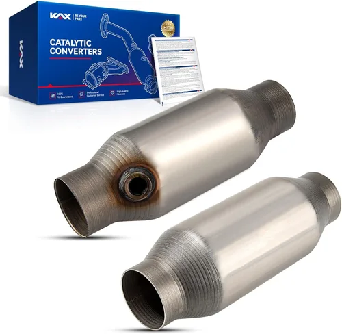 Vista 26 de KAX Convertidor catalítico de repuesto automotriz apto para entrada y salida universal de 2.25 pulgadas, reemplazo 53005 (compatible con EPA)