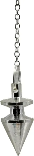 Vista 10 de Péndulos de metal curativos de Amazing Gemstone para adivinaci��n, cúpula dorada de acero de cobre de alta energía, péndulo de bronce, péndulos
