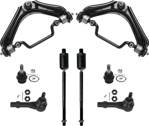 Vista 162 de Detroit Axle - Kit de suspensión frontal de 8 piezas para Chevy GMC Silverado Sierra Suburban 1500 Yukon Avalanche Cadillac Escalade brazos