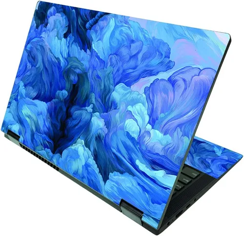 Vista 18 de MightySkins Skin compatible con Lenovo IdeaPad Flex 5 2 en 1 de 15 pulgadas (2021) - Angry Ripple Funda protectora de vinilo duradera y única