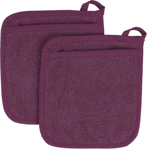 RITZ Terry Pocket Mitt & Hot Pad: Unparalleled Heat Resistant, Durable 100% Cotton – Ergonomically Designed for Optimal Grip – Easy-Care Machine