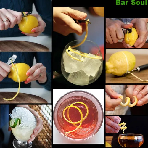 Vista 8 de Rallador Zester para Queso Chocolate Limón Fruta Jengibre Juego de Múltiples Herramientas Mango Ergonómico Antideslizante (Dos Herramientas)
