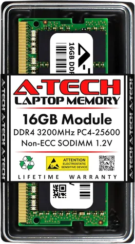 Vista 9 de A-Tech 4 GB de RAM para portátiles Acer Nitro 5 DDR4 2400MHz SODIMM PC4-19200 (PC4-2400T) módulo de actualización de memoria