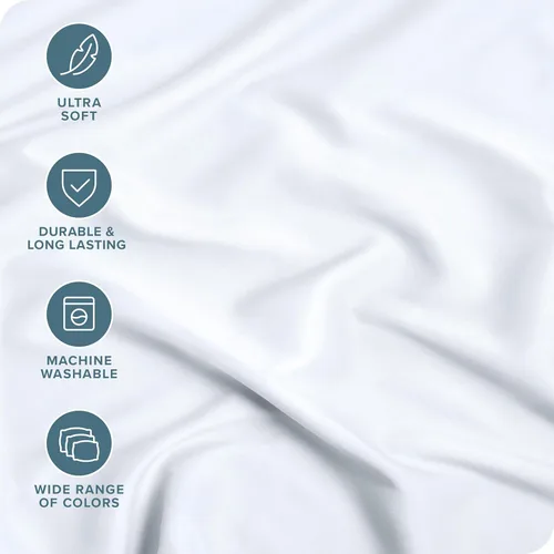 Vista 2 de Bare Home Paquete de 2 sábanas bajeras ajustadas tamaño individual - microfibra ultrasuave de alta calidad 1800, resistente a las arrugas, bolsillo