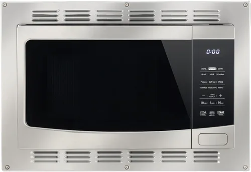 Vista 2 de RecPro Freidora de aire de cocina RV y microondas de convección con kit de moldura 1.0 pies cúbicos 120 V 6 modos de cocción (acero inoxidable)