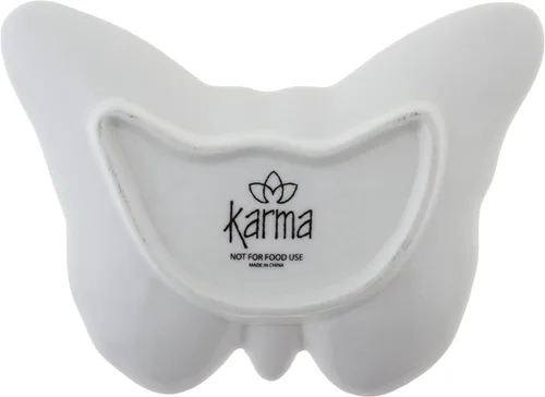 Vista 2 de Karma Gifts Plato de baratija de mariposa, 1 EA