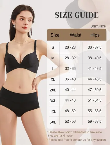 Vista 7 de Ropa interior lavable a prueba de fugas – Bragas de incontinencia reutilizables para posparto, flujo menstrual pesado y fugas de vejiga