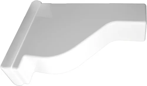 Vista 4 de Weatherables Tapa de acabado para pérgola – Tapa de vinilo blanco para un aspecto acabado, hecha para poste verdadero de 1.5 x 5.5 pulgadas