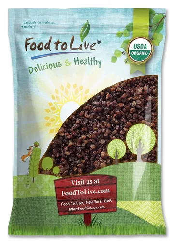 Vista 7 de Food to Live Pasas orgánicas importadas, 1 libra — Uvas seleccionadas sin semillas Thompson secadas al sol, sin OMG, crudas, sin azúcar añadido, sin