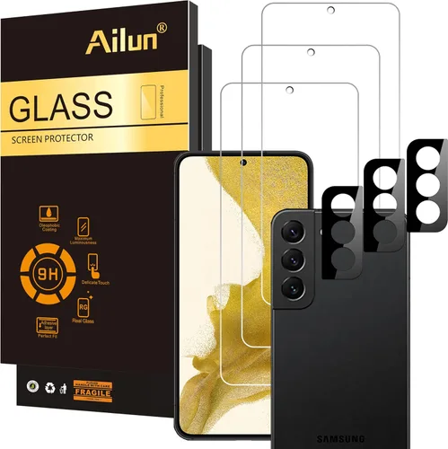 Vista 12 de Ailun - 3 unidades de protector de pantalla de privacidad para Galaxy S25 Edge [6.7 pulgadas] + 3 unidades de protector de lente de cámara, película