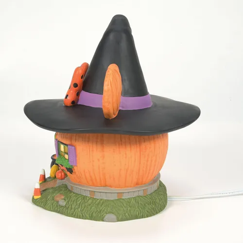 Vista 5 de Department 56 Disney Village Halloween Minnie Mouse Pumpkintown House - Edificio iluminado, 7.76 pulgadas, multicolor