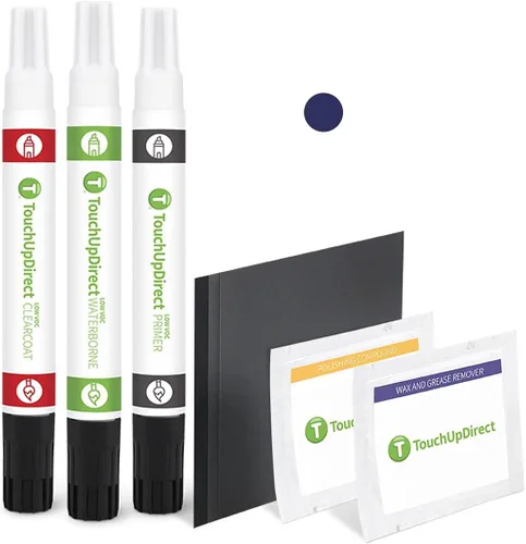 Vista 386 de TouchUpDirect QAK - Aerosol de pintura de retoque de color blanco sólido compatible con Nissan Exact Match - Kit esencial