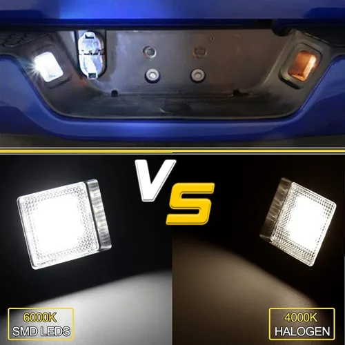 Vista 2 de F150 - Luz LED de matrícula para Ford F150, F150 Raptor 2015-2018, 6000K blanco, 36 LED, paquete de 2 luces (PZ085)
