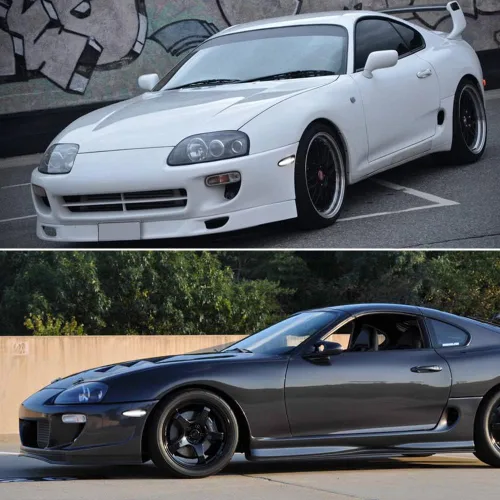 Vista 8 de KENRTIR Lámpara LED blanca con lente ahumada compatible con Toyota SUPRA MK.4 1997 1998 y Toyota Celica 2000-2005 Luz de marcador lateral