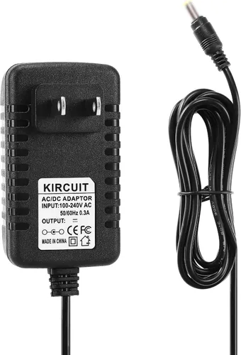 Adaptador de CA para Sylvania SDVD7040 SDVD7040B 7 "Reproductor de DVD de pantalla giratoria portátil