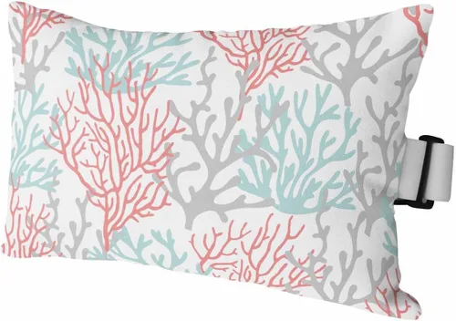 Vista 15 de PIEPLE Blue Flower - Almohada rectangular para reposacabezas para exteriores e interiores, 11 x 16 pulgadas, relleno de poliéster, impermeable