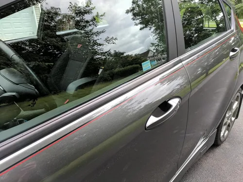 Vista 6 de Cinta de Vinilo para Rayas Calcomanías de Rayas DIY Pegatinas de Rayas para Coche Motocicleta Puerta de Casa 1/2" Negro