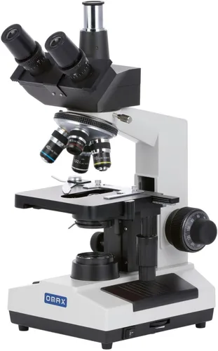 Vista 9 de OMAX Microscopio compuesto biológico trinocular 40X-1600X con la luz reemplazable del LED