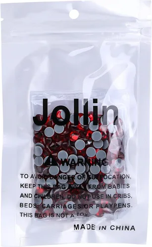 Vista 207 de Hot Fix - Diamantes de imitación de cristal con parte trasera plana, gemas de diamante de 0.189 in (20 ss, 1440 unidades, rojo)