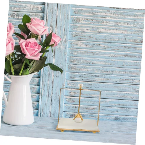 Vista 9 de Square Metal Napkin Holder for Table Elegant Rustic Napkin Dispenser Decorative Design for Dining Room Kitchen Hotel for
