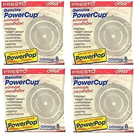 32 Presto Genuine Powercup - Concentrador de palomitas de maíz para microondas, 09964