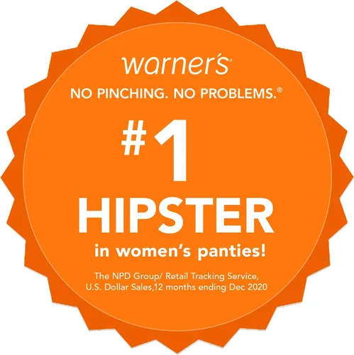 Vista 6 de Warner's Panty hipster de encaje sin pellizcos para mujer