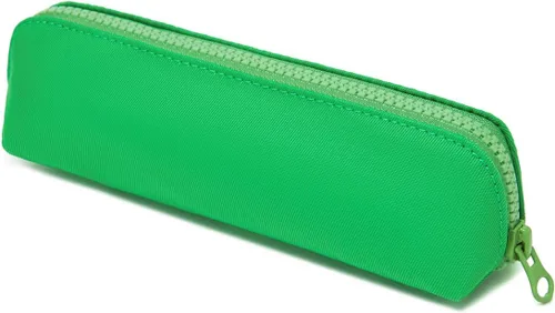 Vista 23 de Estuche para lápices de lona de algodón y bolsa de lápices multifuncional simple con cremallera Almacenamiento portátil (beige)