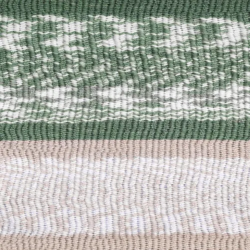 Vista 2 de Lion Brand Yarn - Ovillo de lana Wool Ease Fair Isle, hilo para tejer, color beige/oliva, 1 unidad