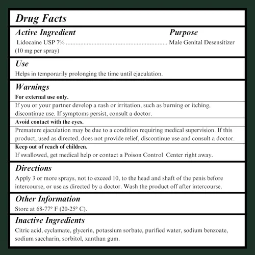 Vista 9 de Spray de retraso dessensibilizante para hombres 5 ml (40 bombeos), spray de control de clímax sin fragancia con efecto de adormecimiento mejorado