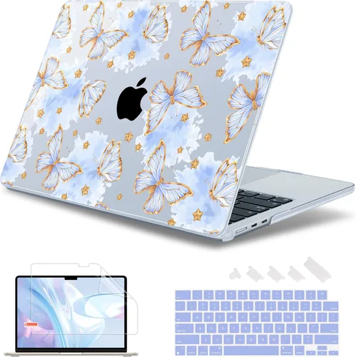 Vista 28 de May Chen Funda compatible con M4 MacBook Air de 15 pulgadas 2025 2024 2023 A3241 A3114 A2941 M3 M2 con pantalla de retina líquida y Touch ID