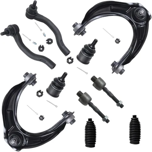 Vista 21 de Detroit Axle - Kit de suspensión frontal de 10 piezas para Chevy Trailblazer EXT GMC Envoy XL XUV Buick Rainier Isuzu Ascender Olds Bravada, brazos