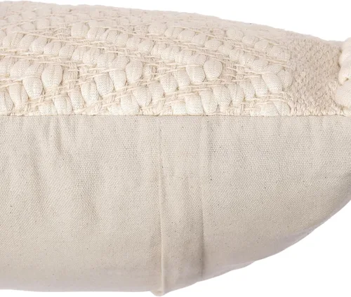 Vista 5 de REDEARTH · Fundas de Cojines Decorativos con Mechones - Fundas Decorativas Tejidas con Textura Boho para Sofá, Cama, Casa de Campo, Silla, Patio