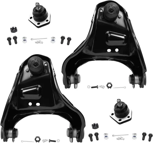 Vista 196 de Detroit Axle - Ejes de eje delantero izquierdo derecho CV + brazos de control delanteros inferiores de repuesto para Ford Focus 2000-2004 - Juego